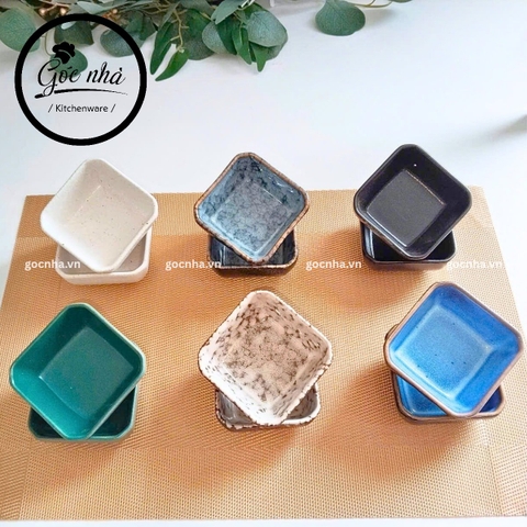 Chén gia vị/sốt Vuông/tròn kiểu Nhật-  Sapo Collection