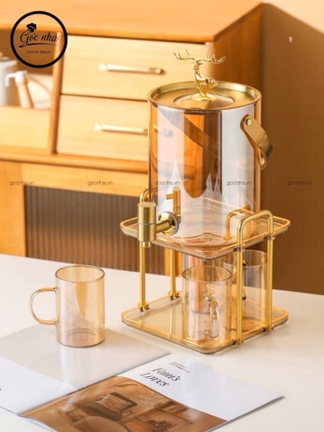 Bình thủy tinh chịu nhiệt 3.6l Deer