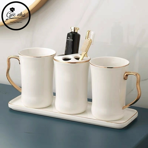 Set Nhà Tắm White Britty