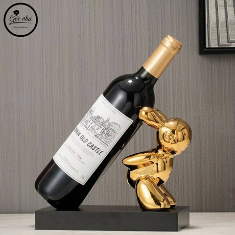 Giá/kệ đỡ chai vang thỏ/voi