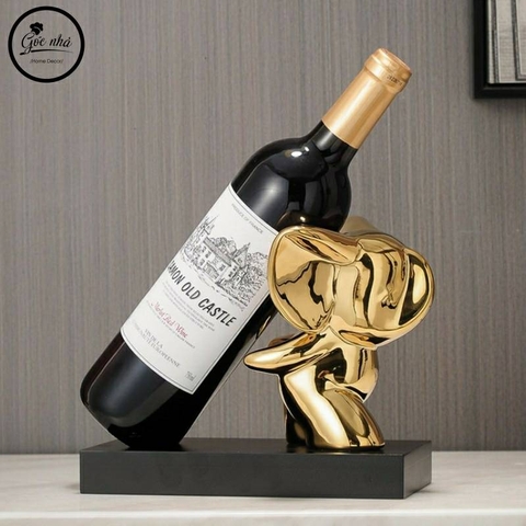 Giá/kệ đỡ chai vang thỏ/voi