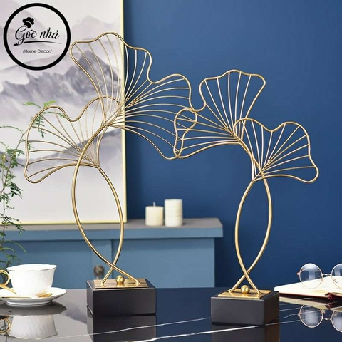 Phù điêu lá Gingko đơn đồng nguyên khối