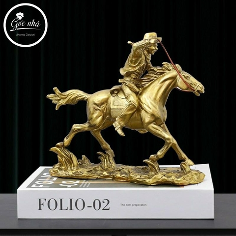 Tượng "Cao bồi cưỡi ngựa"