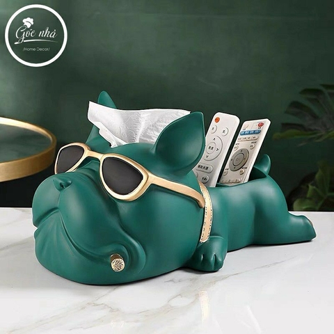 Tượng Bull Dog Dáng Nằm