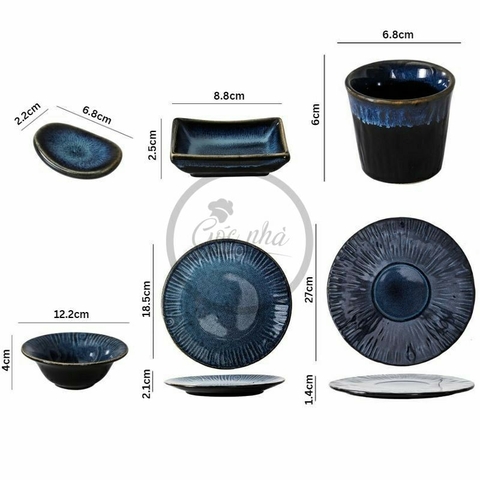 Bộ đồ ăn cá nhân men hỏa biến Homies- 6 món