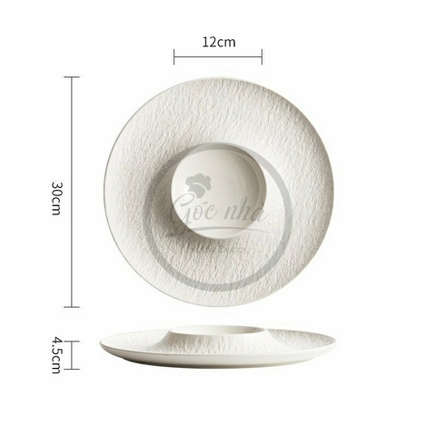 Dĩa soup Volcano Mocca