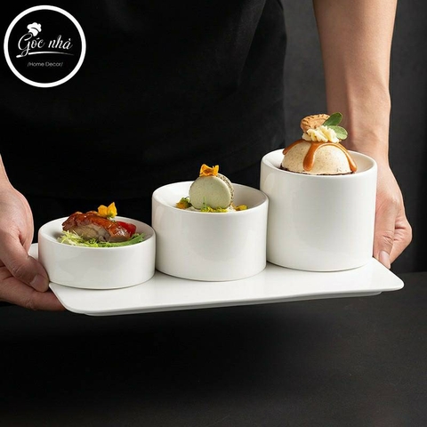 Dĩa tạo hình cao Candles