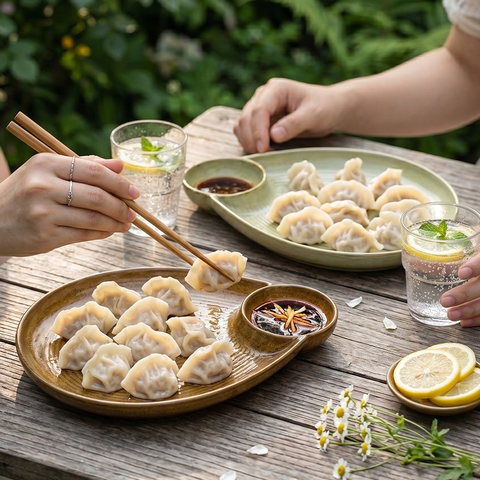 Dĩa Phẳng 2 Ngăn Liền Heritage
