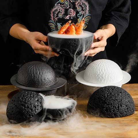 Thố khói LAVA tròn có nắp