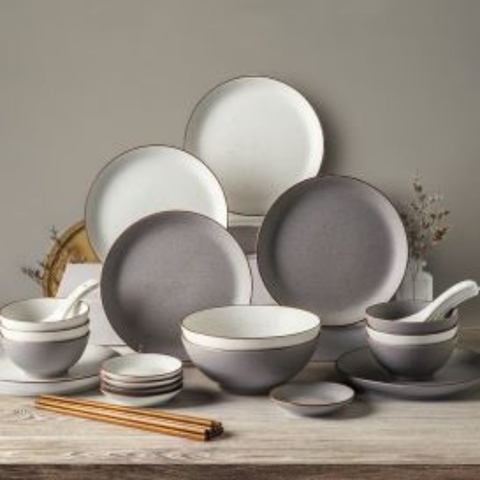 Set chén bát Normandy 32 món
