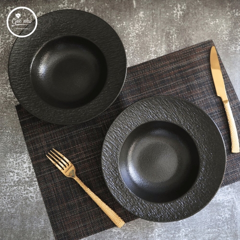 Dĩa Pasta/Soup Vát Onyx