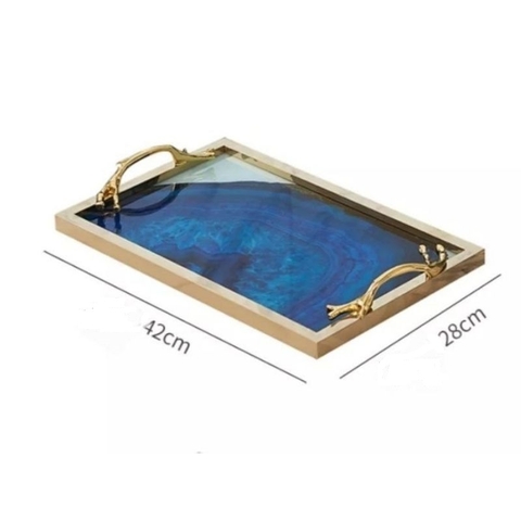 Khay Blue Ocean Stone