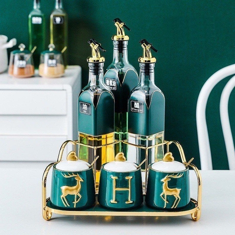 Set gia vị huơu góc 7 chi tiết