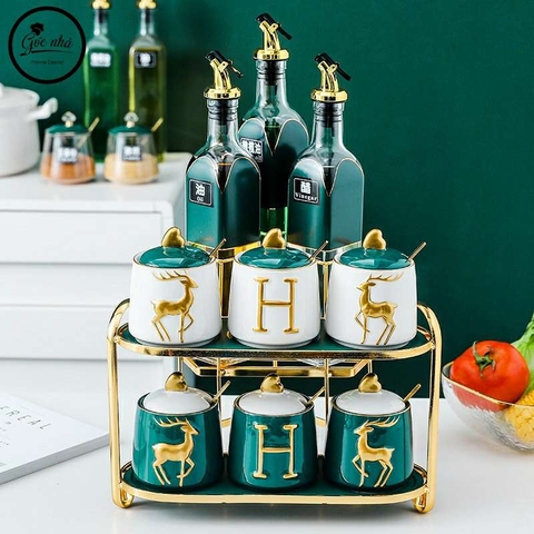 Set gia vị góc 11 chi tiết