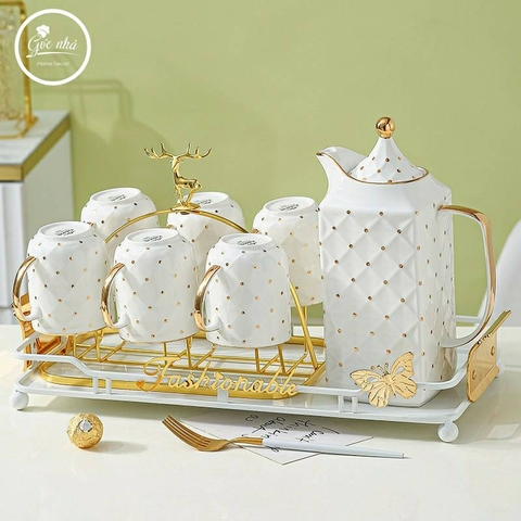 Bộ trà Kaila ấm vuông Fashionable