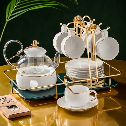 Set Trà Cactus Đế Nến