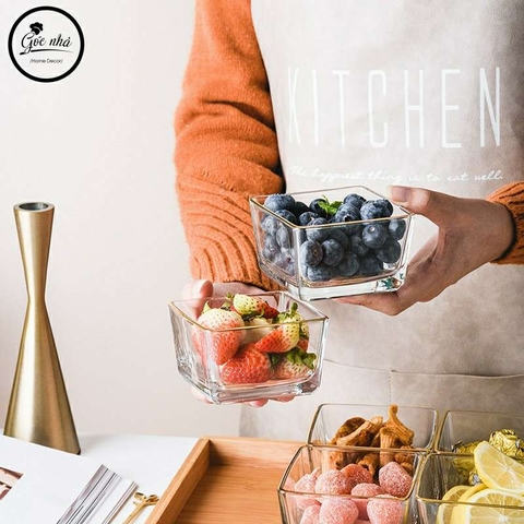 Khay Mứt Khung Gỗ Hủ Thủy Tinh