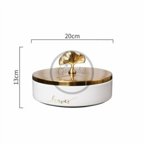 Khay mứt GINGKO LEAVES