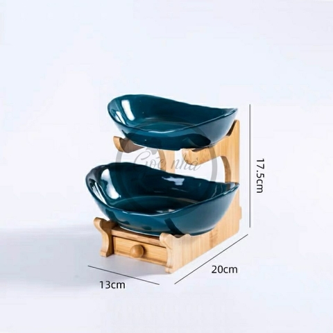 Kệ Trái Cây Khung Gỗ Hộc