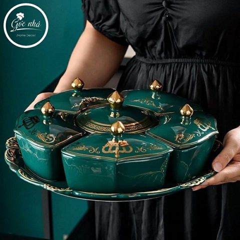 Khay mứt vương miện - The Crown