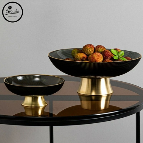 Khay pha lê vân sần