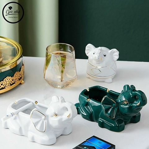 Gạt tàn voi sứ