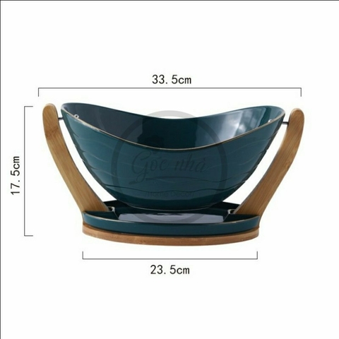 Khay trái cây thuyền