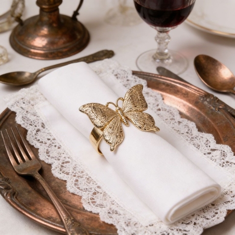 Napkin ring- Vòng khăn butterfly đơn
