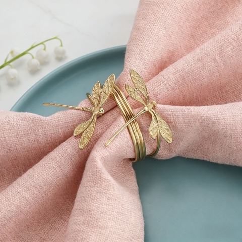 Napkin ring- Vòng khăn chuồn chuồn đôi