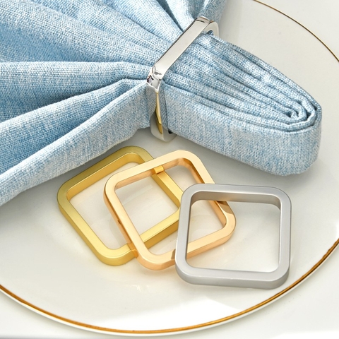 Napkin ring- Vòng khăn vuông Squarering