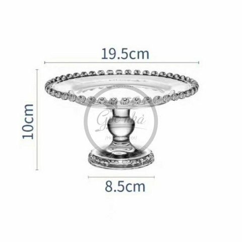 Khay Đựng Bánh Thủy Tinh Cao Cấp