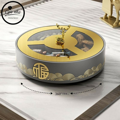 Khay mứt đế xoay "Wealthy"