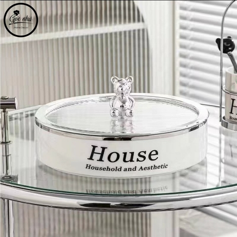 Khay mứt house Silver Bear