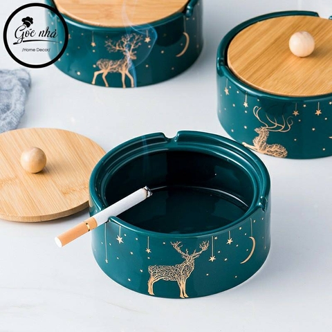 Gạt tàn tròn có nắp