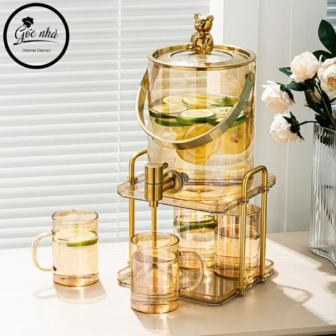 Bình thủy tinh chịu nhiệt 3.6l Deer