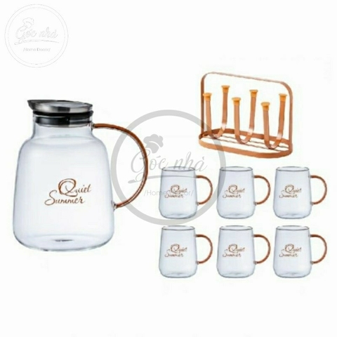Set bình thủy tinh Summer Time