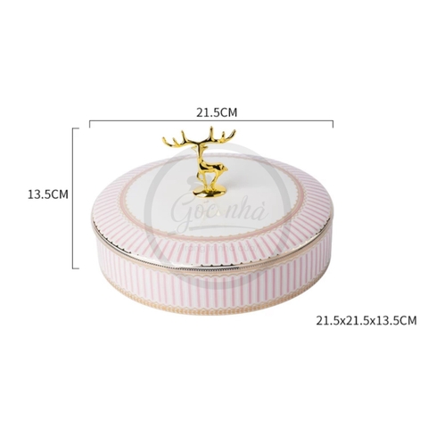 Khay mứt sứ Royal