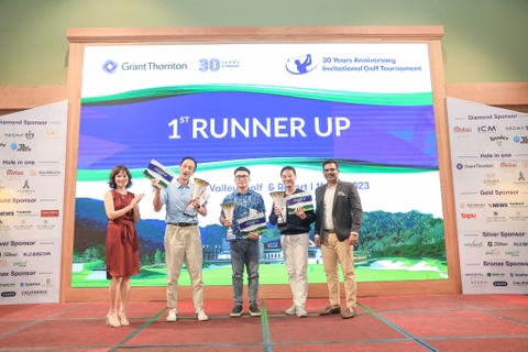 Thư cảm ơn giải Golf chào mừng kỷ niệm 30 Năm Grant Thornton tại Việt Nam