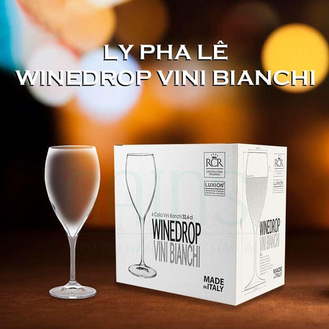 Ly pha lê WineDrop Bianchi 33,4cl