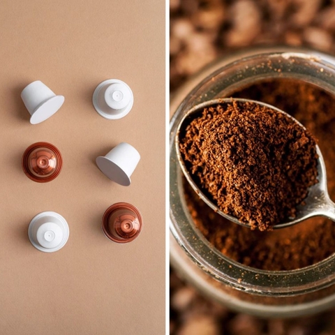 Cà phê viên nén hay cà phê rang xay, đâu là sự lựa chọn cho người mới?