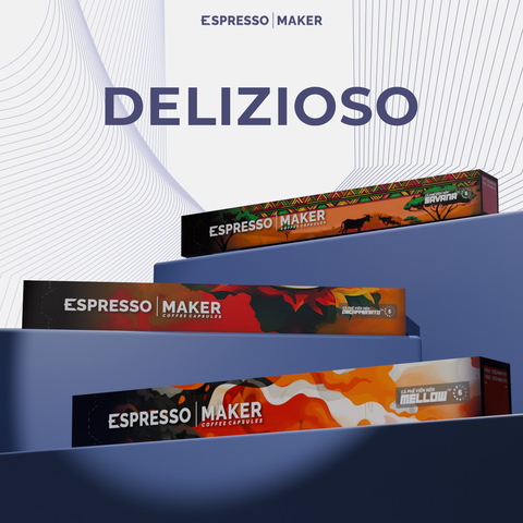 Viên nén cà phê Espressomaker cho gout nhẹ nhàng và tinh tế