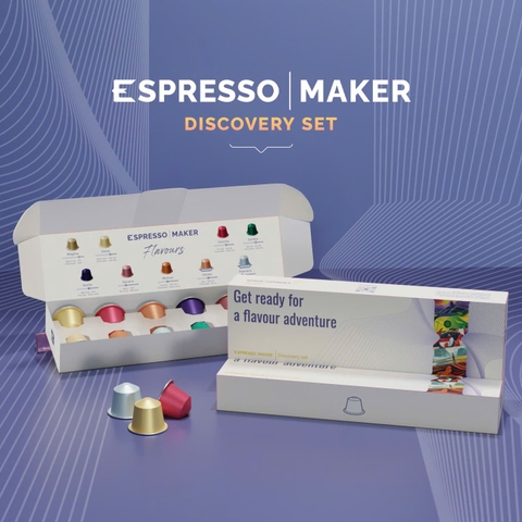 Giới Thiệu Discovery Set – Khám Phá Trọn Bộ Hương Vị Cà Phê Viên Nén từ Espressomaker