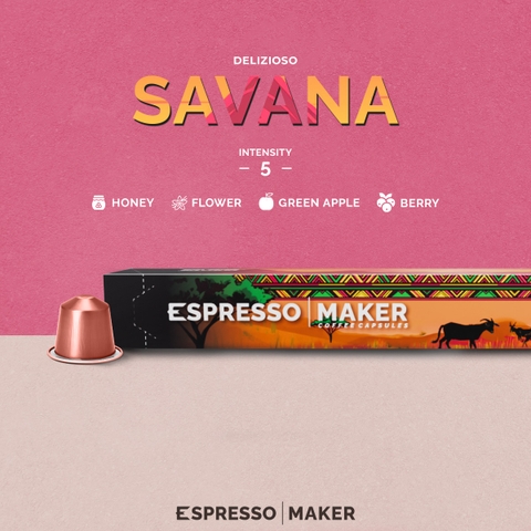 Cà phê viên nén Espressomaker Savana: Hành Trình Hương Vị Đến Vùng Đất Ethiopia Hoang Dã