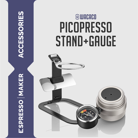 Combo giá đỡ và đồng hồ đo áp Picopresso