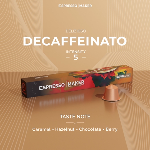 Cà phê viên nén Decaffeinato  - by Espresso Maker
