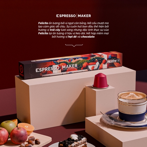 Cà phê viên nén Felicita - by Espresso Maker