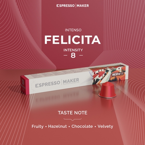 Cà phê viên nén Felicita - by Espresso Maker