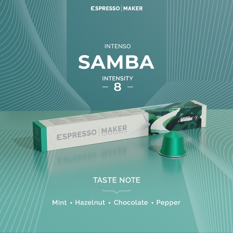 Cà phê viên nén Samba - by Espresso Maker