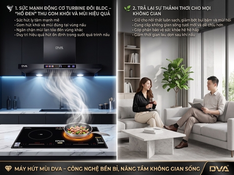 Máy Hút Mùi DVA: Giải Pháp Giữ Cho Căn Bếp Luôn Sạch Mùi Và Tươi Mới