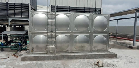 Bồn nước sus 304 ứng dụng trong khu dân cư và công nghiệp từ 10-1000m3